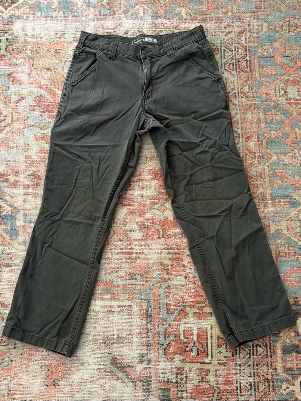 Carhartt Men's Olive Green Chino Pants